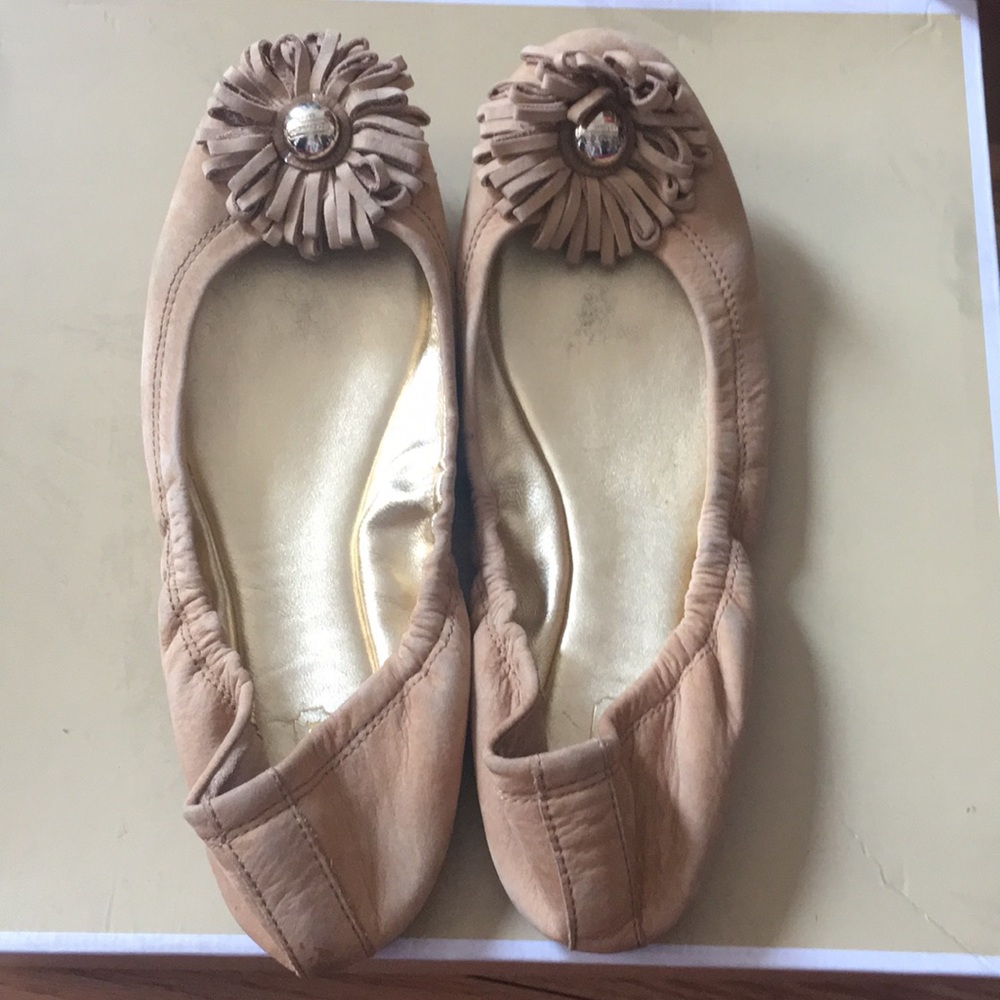 Coach suede flats